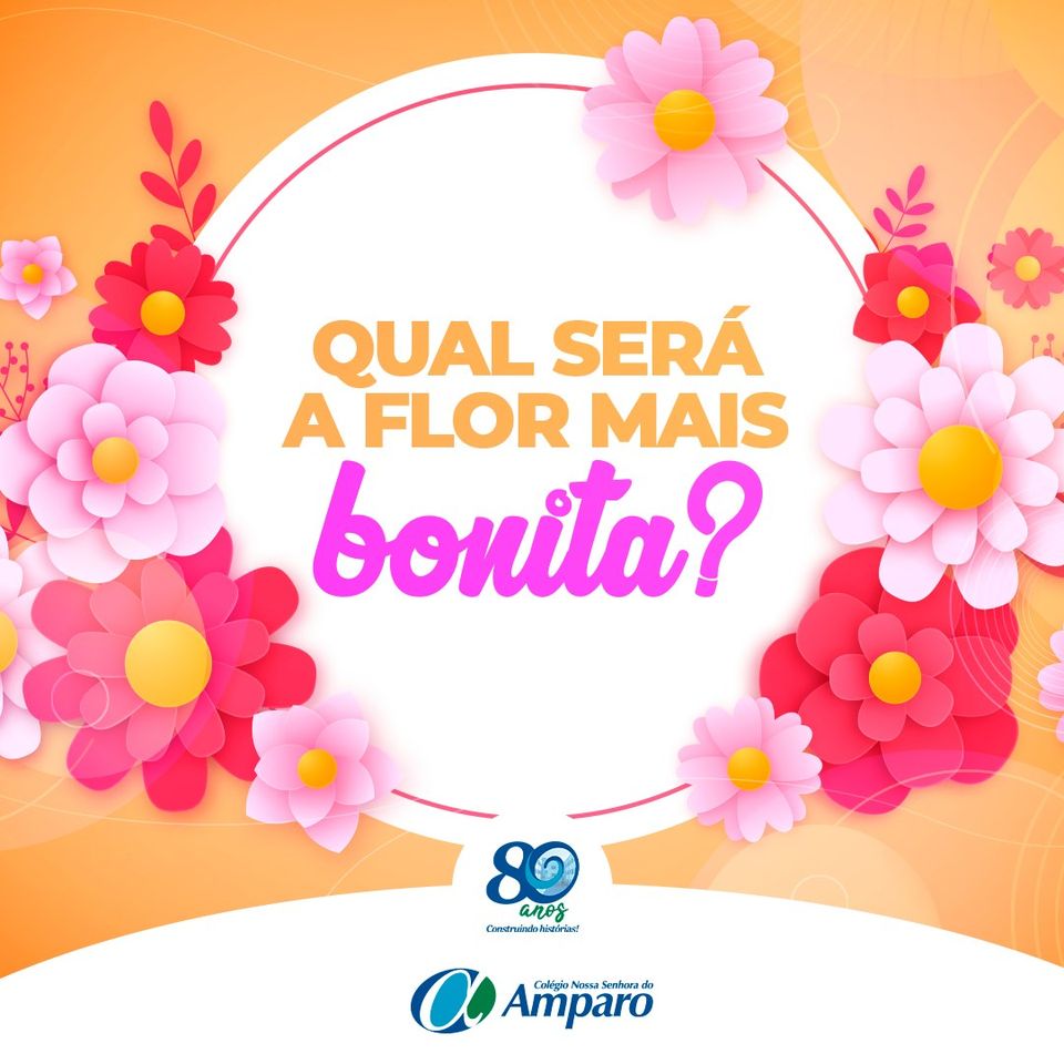 Qual será a flor mais bonita?